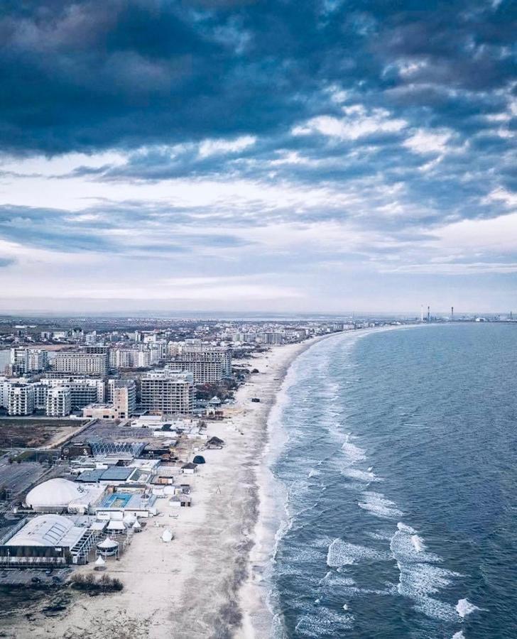 Wave 2 Mamaia Prima Linie Vedere La Mare 120Mp Năvodari Kültér fotó
