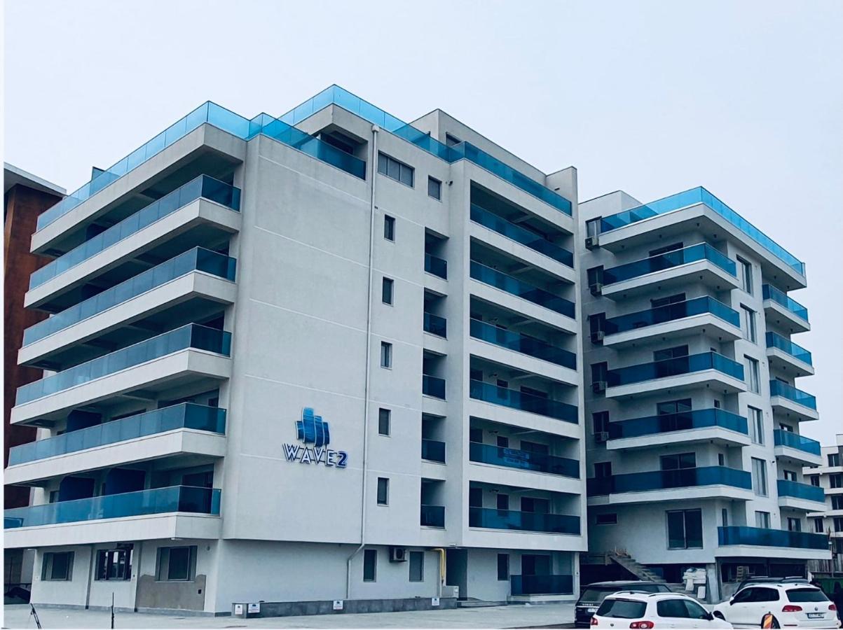 Wave 2 Mamaia Prima Linie Vedere La Mare 120Mp Năvodari Kültér fotó